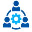 Audience Builder icon representing social media strategies and brand engagement for small and mid-sized businesses.