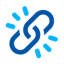 Backlinking icon representing SEO strategies for enhancing website visibility and growth.