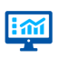 CRM and ERP icon representing integrated business solutions for efficiency and growth.