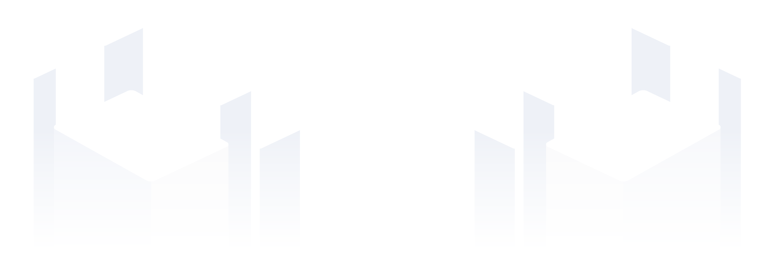 Abstract geometric shapes representing a modern digital landscape, symbolizing smart website solutions and business growth by BinB Solutions.